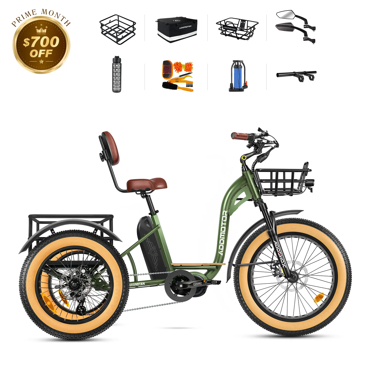 Grandtan Turbo Mid-Drive eTrike Grandtan Turbo Mid-Drive eTrike